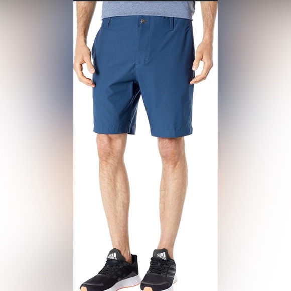 #64 ADIDAS MEN BLUE SHORTS - Picture 1 of 7